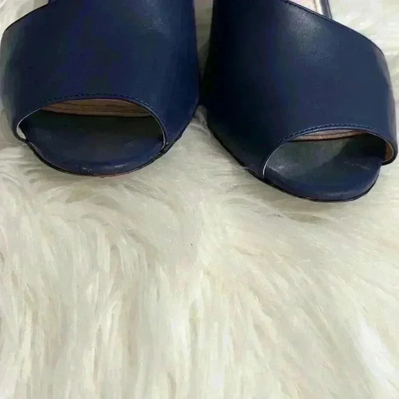 PRADA D.ORSAY PUMPS SANDAL COLOR BLUETTE - Picture 9 of 12